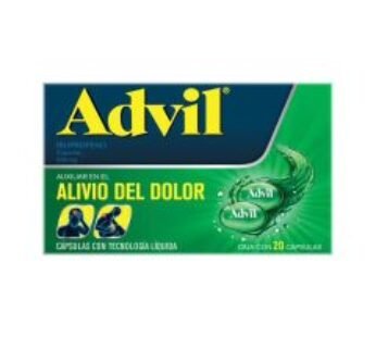 Advil 200 mg Ibuprofeno 20 Cápsulas