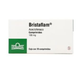 Bristaflam 100 mg Aceclofenaco 10 ud Comprimidos