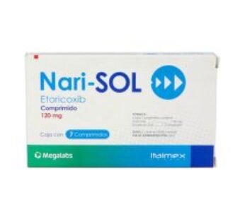 Nari-Sol 120 mg Etoricoxib 7 ud Comprimidos