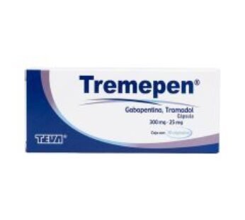 Tremepen 300 mg/25 mg Gabapentina, Tramadol 30 ud Cápsulas