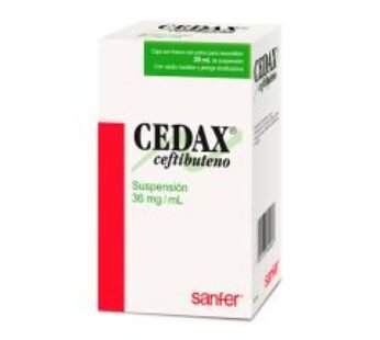 Cedax 36 mg / ml Ceftibuteno 30 ml Suspensión