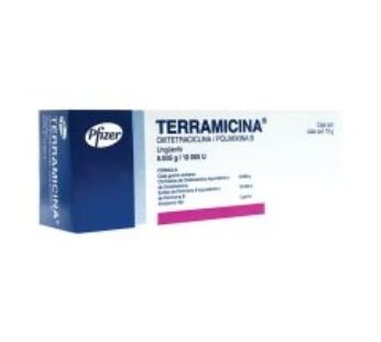 Terramicina 0.005 g Oxitetraciclina/10000 U Polimixina B Ungüento 10 g