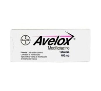 Avelox 400 mg Moxifloxacino 7 ud Tabletas