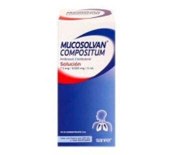 Mucosolvan Compositum 150 mg /0.1 mg Ambroxol + Clenbuterol 120 ml Solución