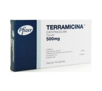 Terramicina 500 mg Oxitetraciclina 16 ud Cápsulas