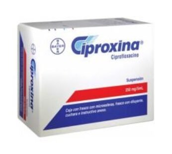 Ciproxina 250 mg Ciprofloxacino 100 ml Suspensión