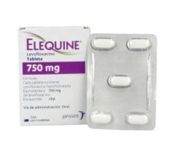 Elequine 750 mg Levofloxacino 5 ud Tabletas