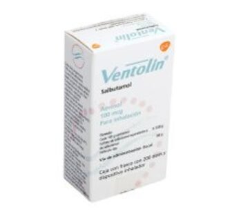 Ventolin 100 mcg Salbutamol Aerosol para Inhalación 200 Dosis