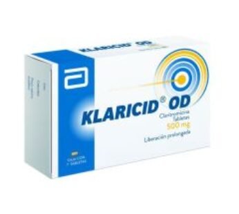 Klaricid Od 500 mg Claritromicina 7 ud Tabletas