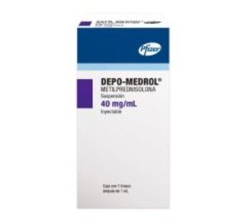 Depo-Medrol 40 mg/1ml Metilprednisonola 1 ud Frasco Ámpula