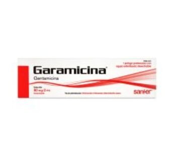 Garamicina 80 mg / 2 ml Gentamicina 1 ud Jeringas prellenadas