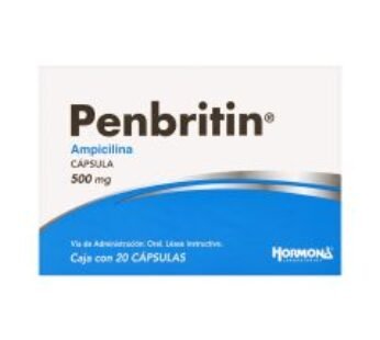 Penbritin 500 mg Ampicilina 20 ud Cápsulas