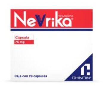 Nevrika 75 mg Pregabalina 28 ud Cápsulas