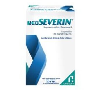 Neoseverin 25 mg / 20 mg Naproxeno Sódico + Paracetamol 100 ml Suspensión