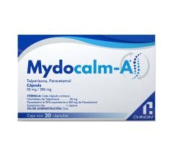 Mydocalm A 50 mg / 300 mg Paracetamol + Tolperisona 30 ud Cápsulas