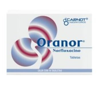 Oranor 400 mg Norfloxacino 10 ud Grageas
