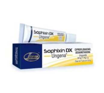 Sophixin Dx 3 mg / 1 mg Ciprofloxacino 3.5 g Ungüento