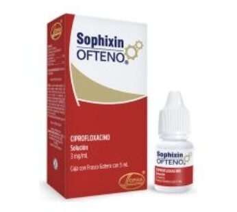 Sophixin 3 mg Ciprofloxacino 5 ml Gotas