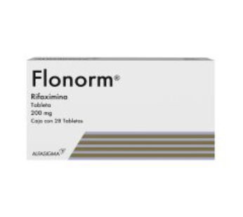 Flonorm 200 g Rifaximina 28 ud Tabletas