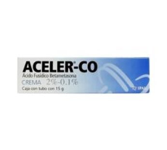 Aceler-Co 2% Ácido Fusídico/0.1% Betametasona Crema 15 g