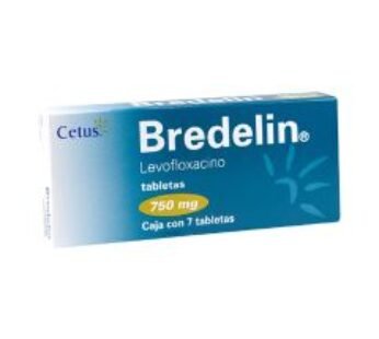 Bredelin 750 mg Levofloxacino 7 ud Tabletas