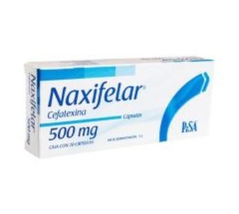 Naxifelar 500 mg Cefalexina 20 ud Cápsulas