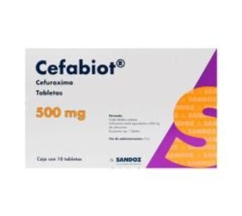 Cefabiot 500 mg Cefuroxima 10 ud Tabletas