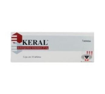 Keral 25 mg Dexketoprofeno 10 Tabletas