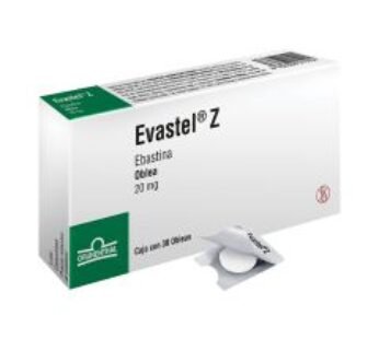 Evastel Z 20 mg Ebastina 30 Comprimidos