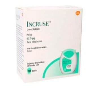 Incruse 62.5 mcg Umeclidinio 30 Dosis Suspensión