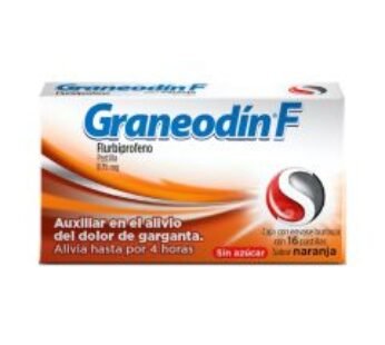 Graneodin F 8.7 mg Flurbiprofeno Sabor Naranja 16 ud Pastilla