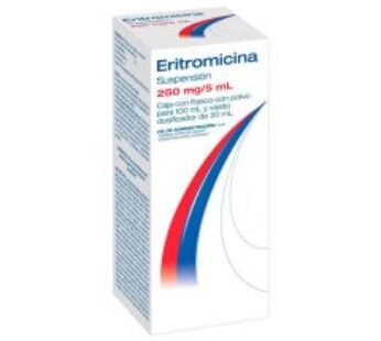 Genérico de Marca 250 mg Eritromicina/5 ml Suspensión 100 ml