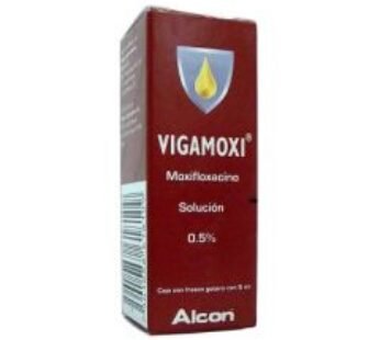 Vigamoxi 5 mg Moxifloxacino 5 ml Gotas