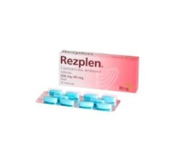 Rezplen 500 mg / 45 mg Ambroxol + Claritromicina 10 ud Tabletas