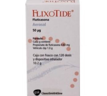 Flixotide 50 mcg Fluticasona Aerosol 120 Dosis