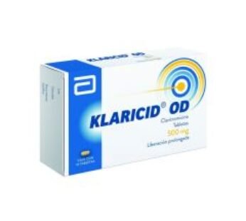 Klaricid Od 500 mg Claritromicina 10 ud Tabletas