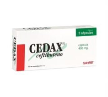 Cedax 400 mg Ceftibuteno 5 ud Cápsulas