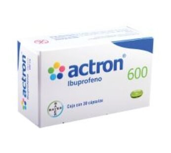 Actron 600 mg Ibuprofeno 30 Cápsulas