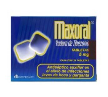Maxoral 5 mg Ioduro De Tibezonio 24 ud Tabletas