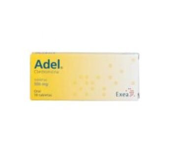 Adel 500 mg Claritromicina 10 ud Tabletas