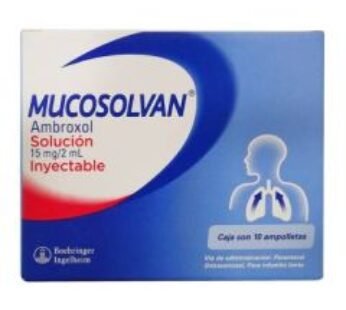 Mucosolvan 15 mg / 2 ml Ambroxol 10 ud Ampolletas