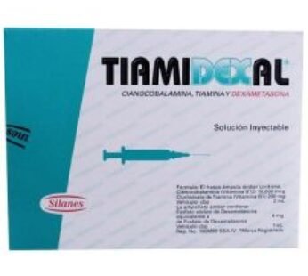 Tiamidexal 3 ml Complejo Vitamina B + Dexametasona 3 ud Frasco Ampula