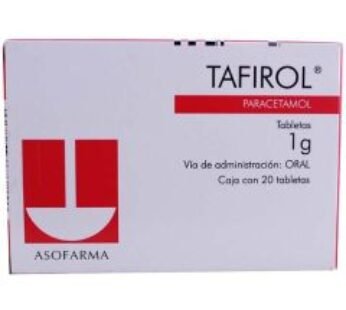 Tafirol 1 g Paracetamol 20 Tabletas