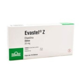 Evastel Z 20 mg Ebastina 10 Comprimidos