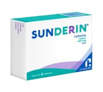 Sunderin 400 mg Cefixima 6 ud Tabletas