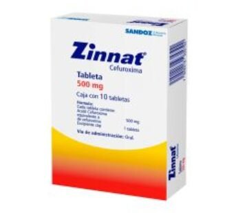 Zinnat 500 mg Cefuroxima 10 ud Tabletas