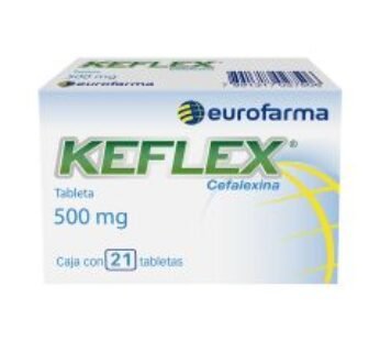 Keflex 500 mg Cefalexina 21 ud Tabletas