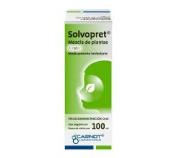 Solvopret Medicamento Herbolario 100 ml jarabe
