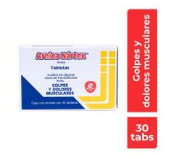 Nartex Árnica Golpes y Dolores Musculares 30 ud Pastillas