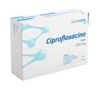 Genérico de Marca 250 mg Ciprofloxacino 12 Tabletas